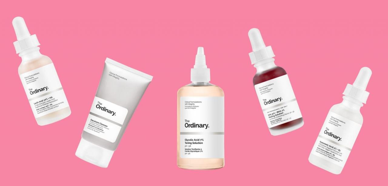 The Best Ordinary Products based on Skin Concern 